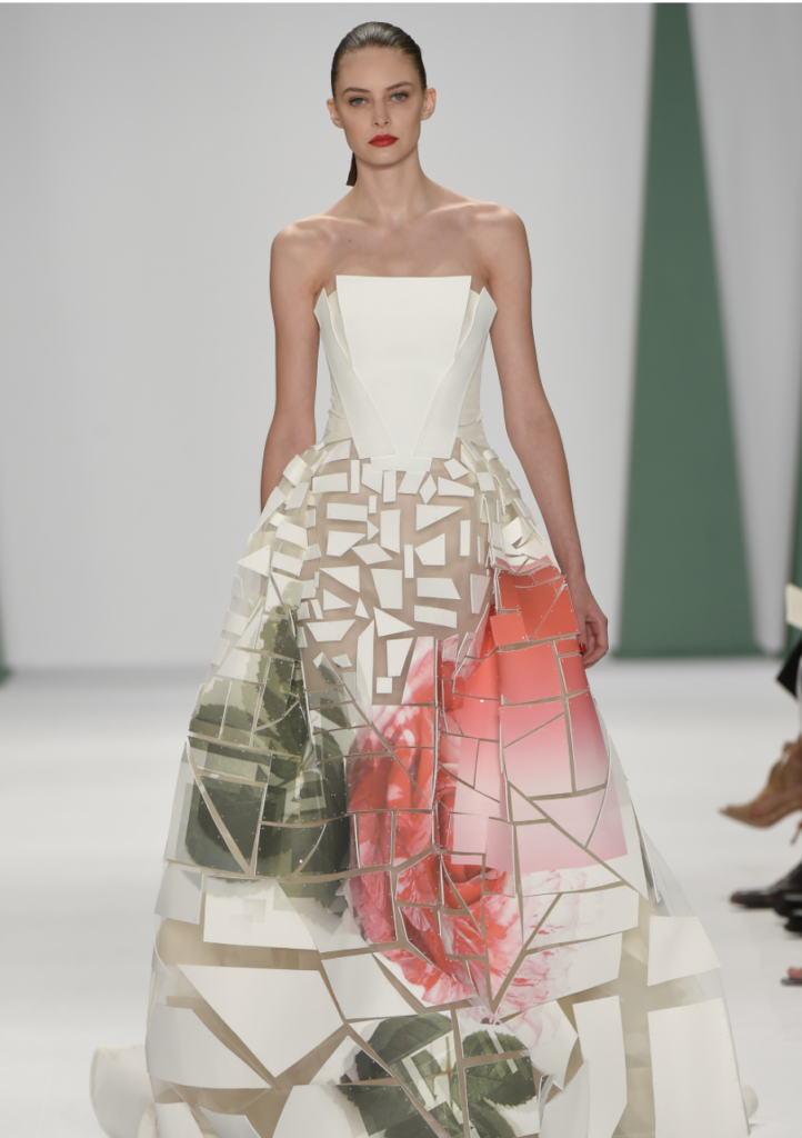 Carolina Herrera Mosaic Gown